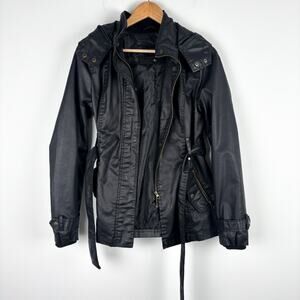 Miss London‎ Black Utility Hooded Jacket